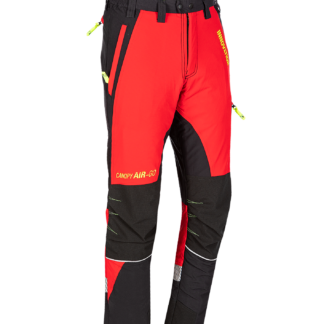 SIP Schnittschutzhose Canopy Air Go rot/schwarz