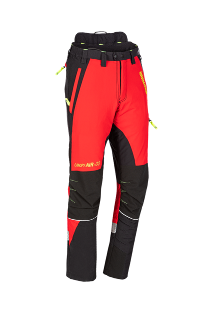 SIP Schnittschutzhose Canopy Air Go rot/schwarz