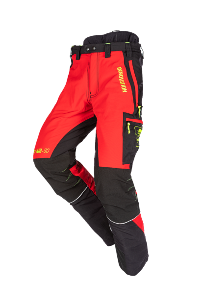 SIP Schnittschutzhose Canopy Air Go rot/schwarz
