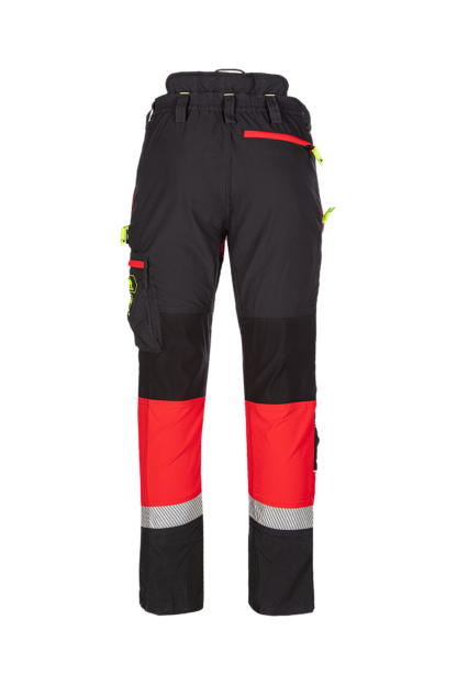 SIP Schnittschutzhose Canopy Air Go rot/schwarz